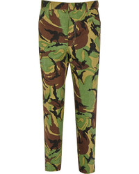 Jean skinny camouflage vert Toga