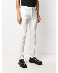 Jean skinny déchiré blanc Givenchy