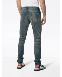 Jean skinny déchiré bleu canard John Elliott