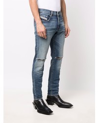 Jean skinny déchiré bleu clair Diesel