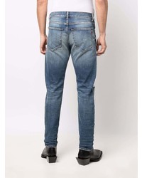 Jean skinny déchiré bleu clair Diesel