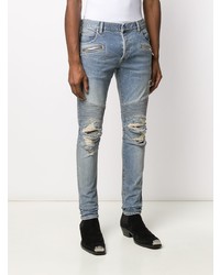 Jean skinny déchiré bleu clair Balmain