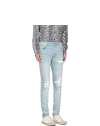 Jean skinny déchiré bleu clair Amiri