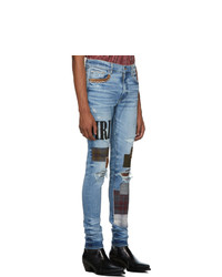 Jean skinny déchiré bleu clair Amiri