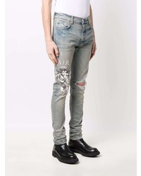 Jean skinny déchiré bleu clair Amiri