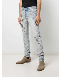 Jean skinny déchiré bleu clair Ksubi