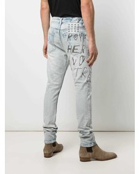 Jean skinny déchiré bleu clair Ksubi