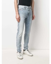 Jean skinny déchiré bleu clair Diesel