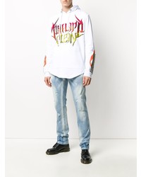 Jean skinny déchiré bleu clair Philipp Plein