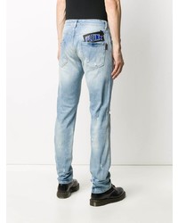 Jean skinny déchiré bleu clair Philipp Plein