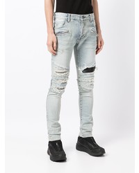 Jean skinny déchiré bleu clair Balmain