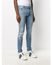 Jean skinny déchiré bleu clair Balmain