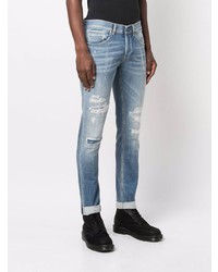 Jean skinny déchiré bleu clair Dondup