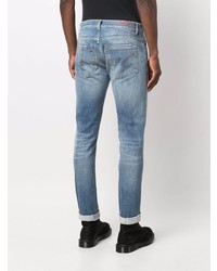 Jean skinny déchiré bleu clair Dondup