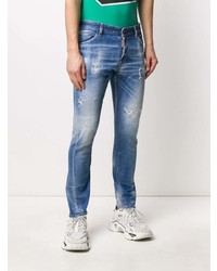 Jean skinny déchiré bleu clair DSQUARED2