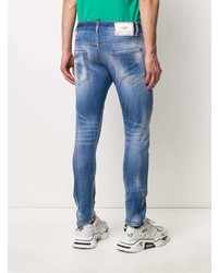 Jean skinny déchiré bleu clair DSQUARED2