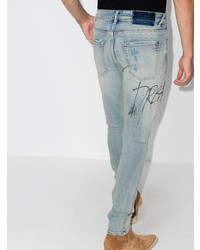 Jean skinny déchiré bleu clair Ksubi