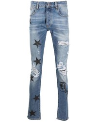 Jean skinny déchiré bleu clair John Richmond