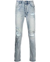 Jean skinny déchiré bleu clair Ksubi