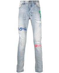 Jean skinny déchiré bleu clair Ksubi