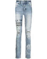 Jean skinny déchiré bleu clair Ksubi