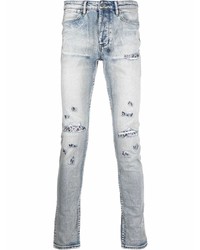 Jean skinny déchiré bleu clair Ksubi