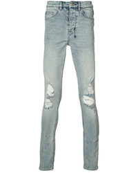 Jean skinny déchiré bleu clair Ksubi