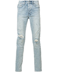 Jean skinny déchiré bleu clair Ksubi