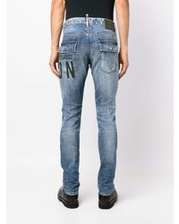 Jean skinny déchiré bleu clair DSQUARED2