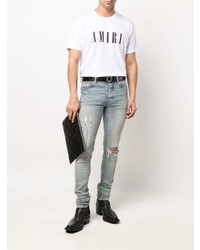 Jean skinny déchiré bleu clair Amiri