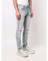 Jean skinny déchiré bleu clair Ksubi