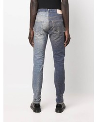 Jean skinny déchiré bleu clair purple brand