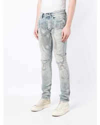 Jean skinny déchiré bleu clair Ksubi