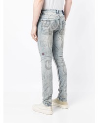 Jean skinny déchiré bleu clair Ksubi