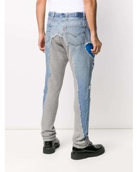 Jean skinny déchiré bleu clair Greg Lauren