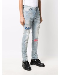 Jean skinny déchiré bleu clair Ksubi