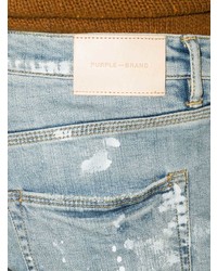 Jean skinny déchiré bleu clair purple brand