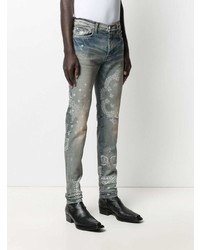 Jean skinny déchiré bleu clair Amiri