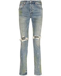 Jean skinny déchiré bleu clair purple brand