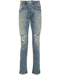 Jean skinny déchiré bleu clair purple brand