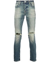 Jean skinny déchiré bleu clair purple brand