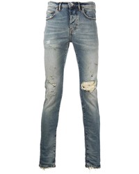 Jean skinny déchiré bleu clair purple brand