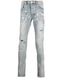 Jean skinny déchiré bleu clair purple brand