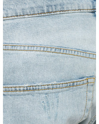 Jean skinny déchiré bleu clair R 13