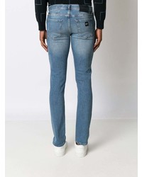 Jean skinny déchiré bleu clair Armani Exchange