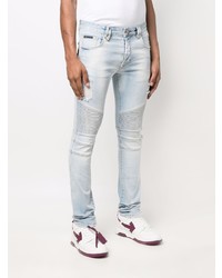 Jean skinny déchiré bleu clair Philipp Plein