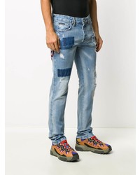 Jean skinny déchiré bleu clair Philipp Plein