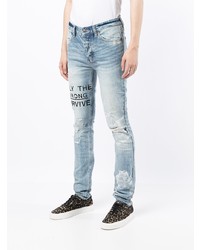 Jean skinny déchiré bleu clair Ksubi