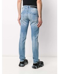 Jean skinny déchiré bleu clair Philipp Plein