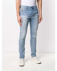 Jean skinny déchiré bleu clair Diesel